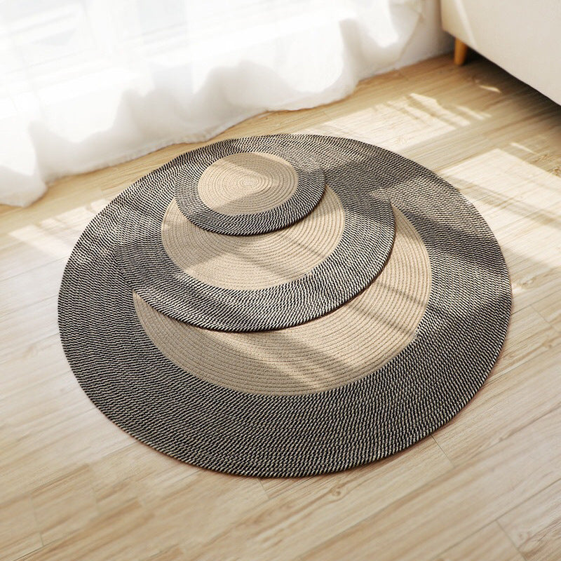 Jute woven carpet
