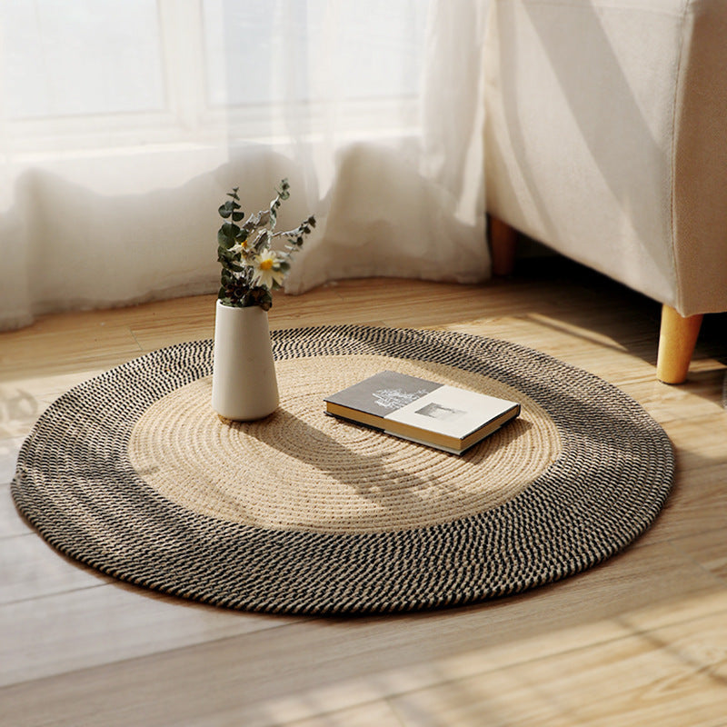 Jute woven carpet