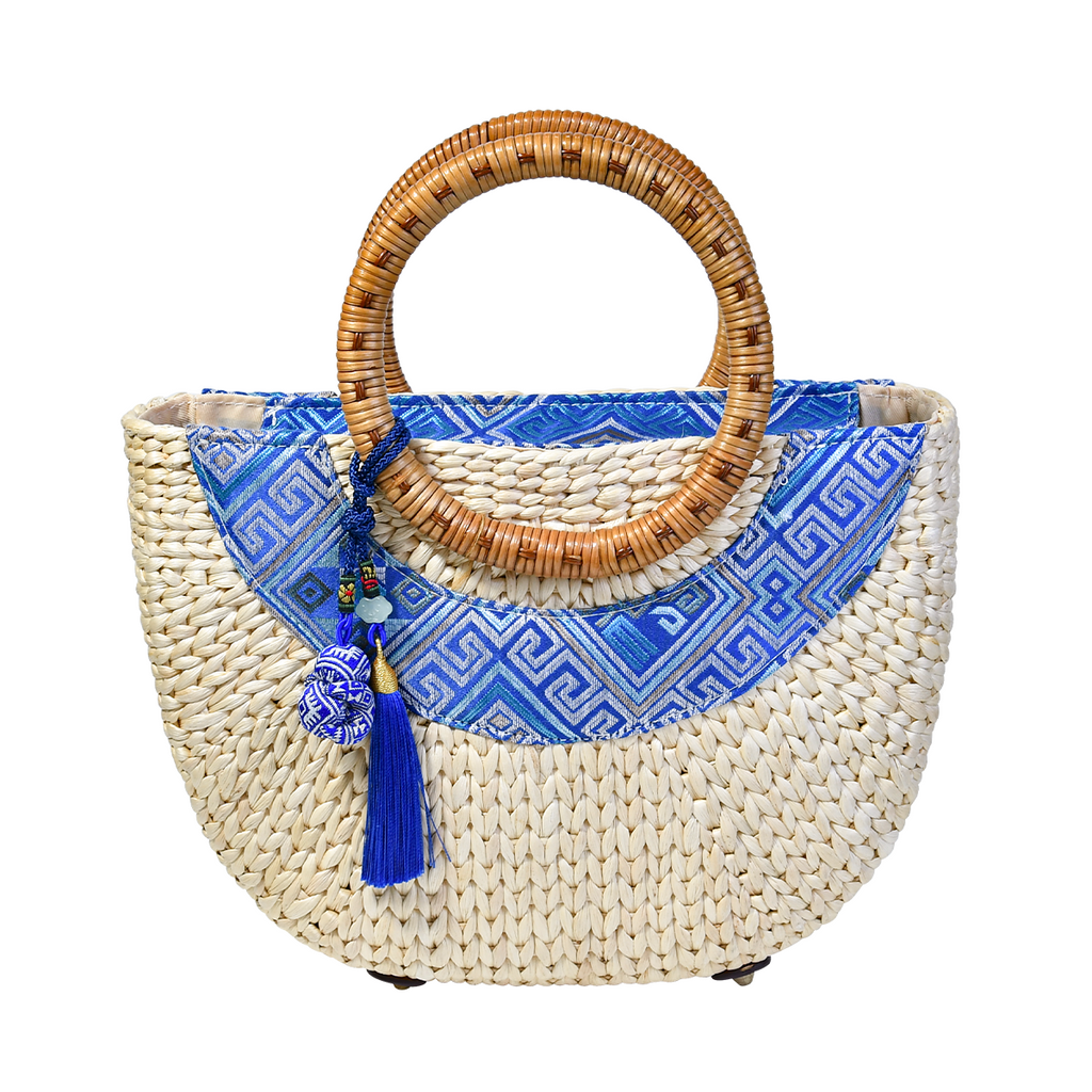 Lagoon Straw Resort Handbag
