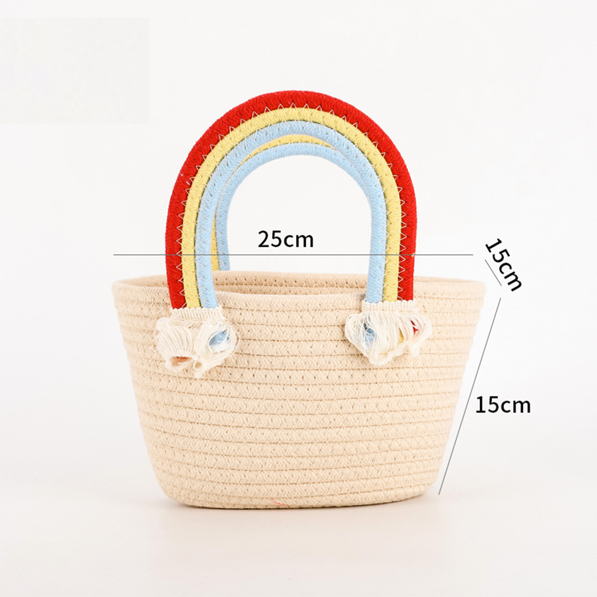 Rainbow woven bag