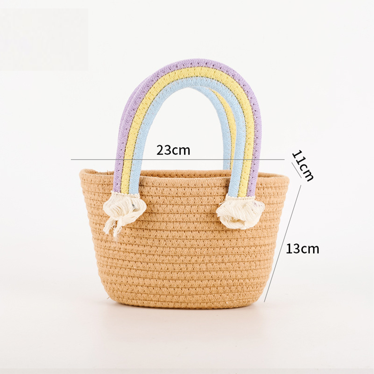 Rainbow woven bag