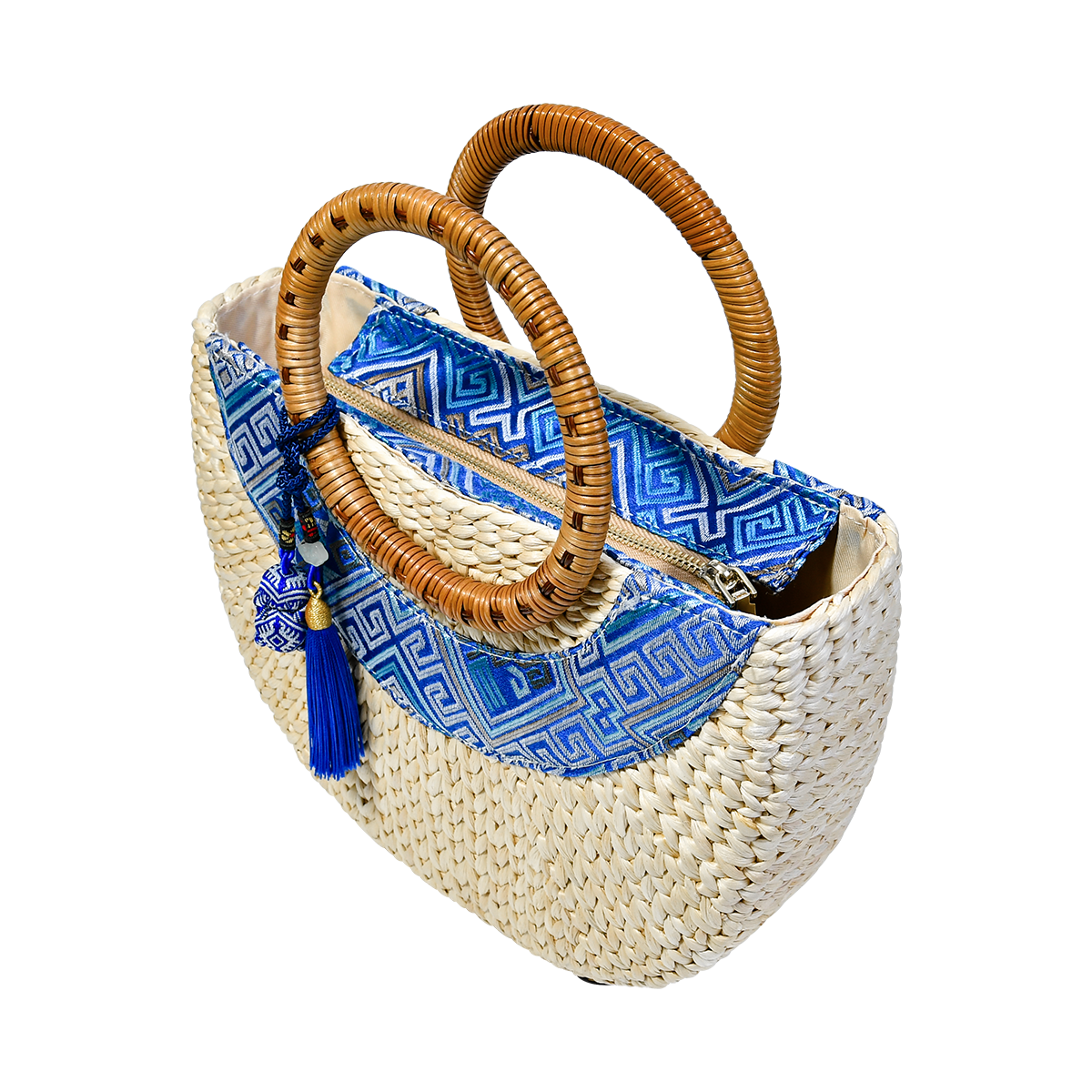 Lagoon Straw Resort Handbag