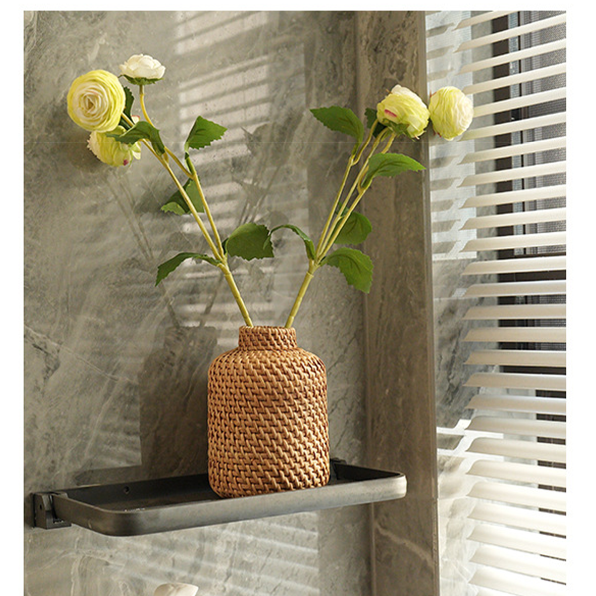 Natural Rattan Woven Dual-type Container (Straight Tube Style / Necked-in Style)