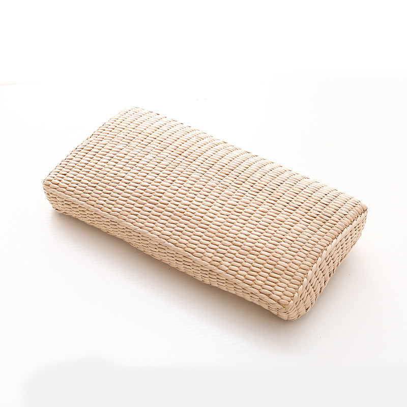 Light Rattan Weave Texture Comfort Pillow