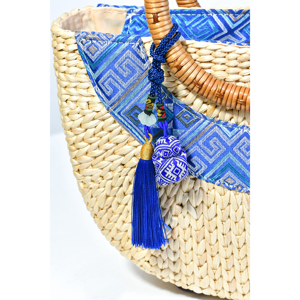 Lagoon Straw Resort Handbag