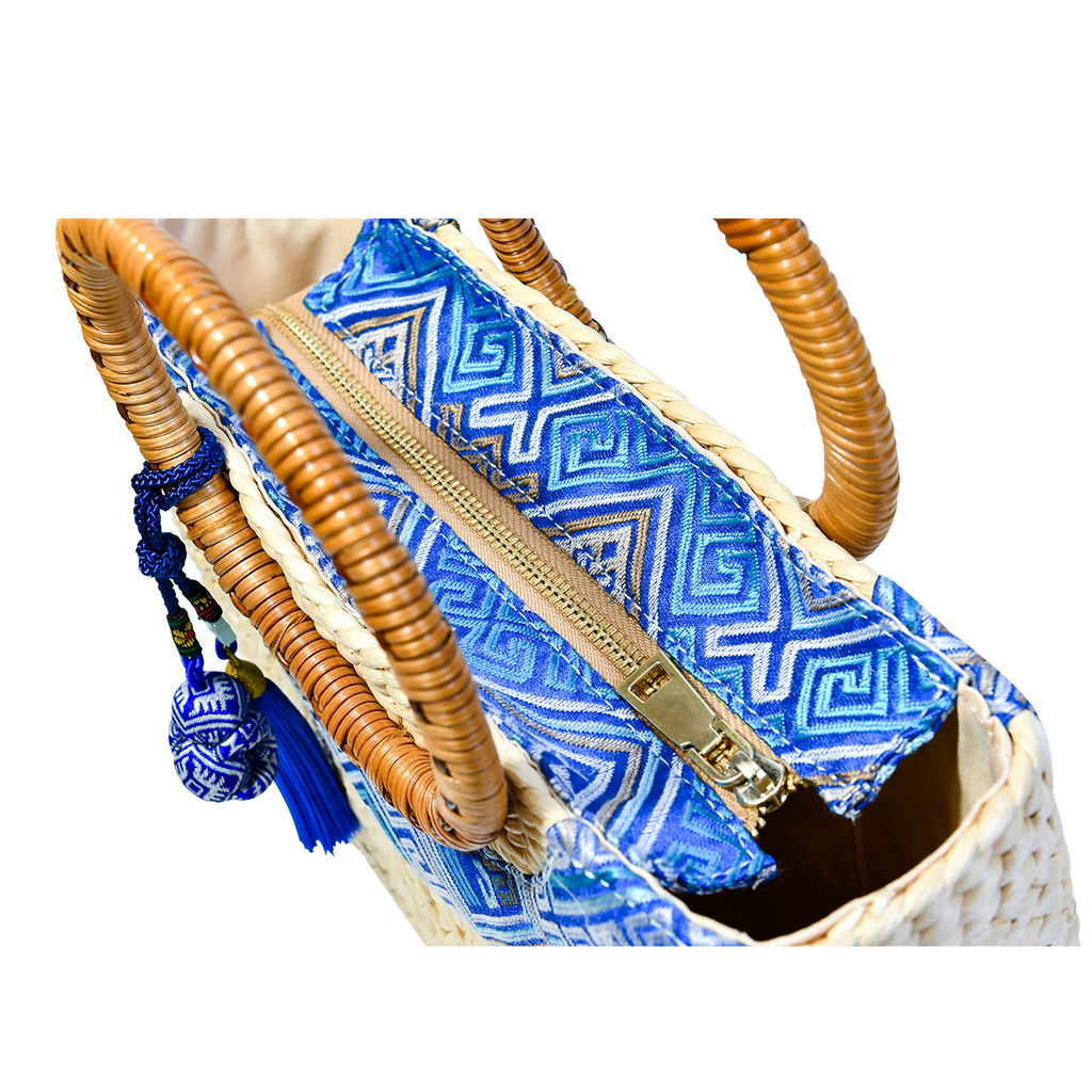 Lagoon Straw Resort Handbag