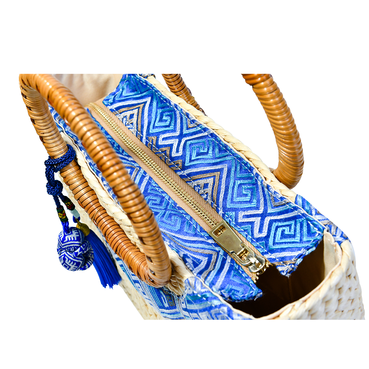 Lagoon Straw Resort Handbag