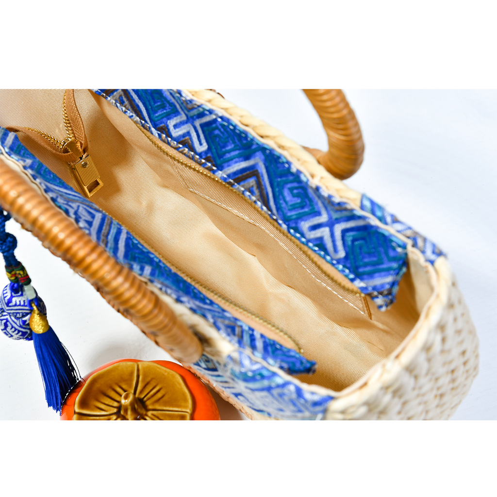 Lagoon Straw Resort Handbag