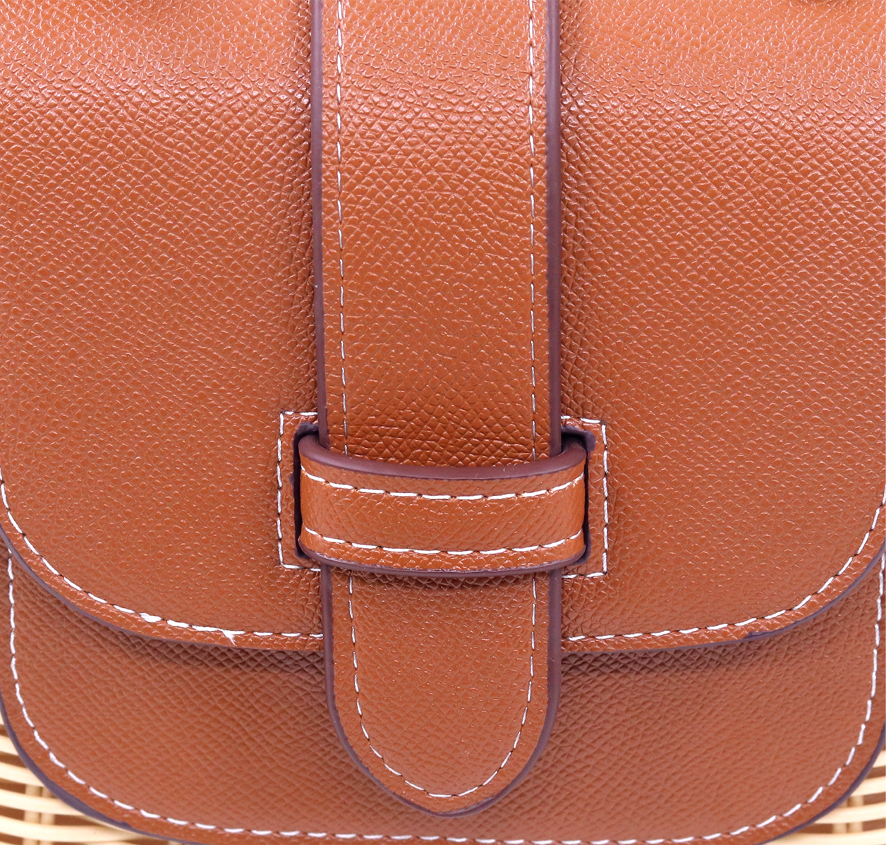 Rattan Caramel & Shoulder Bag