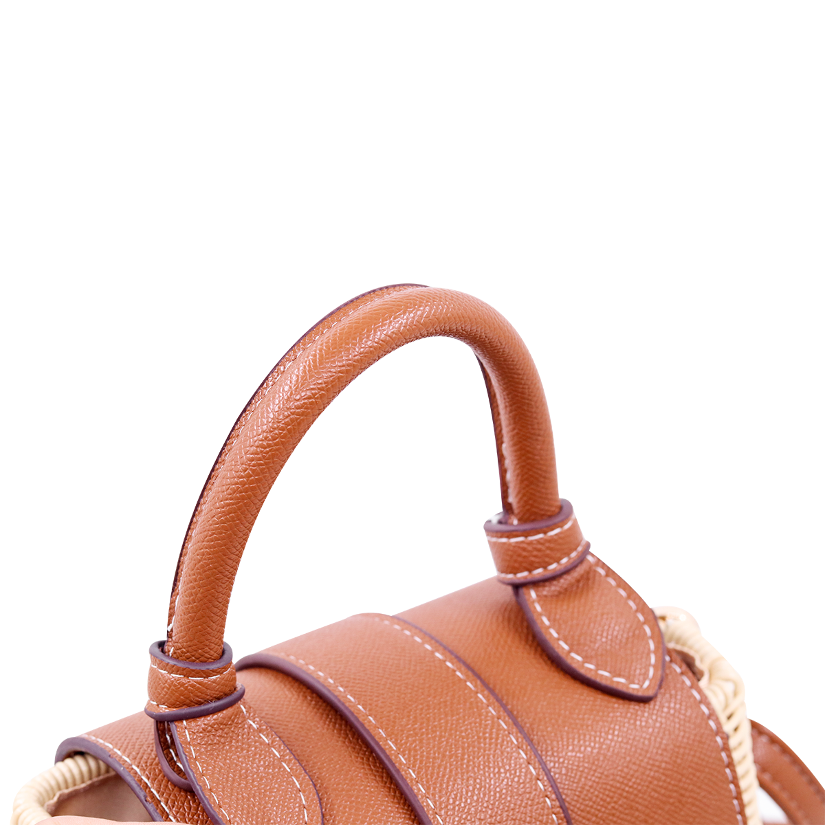 Rattan Caramel & Shoulder Bag