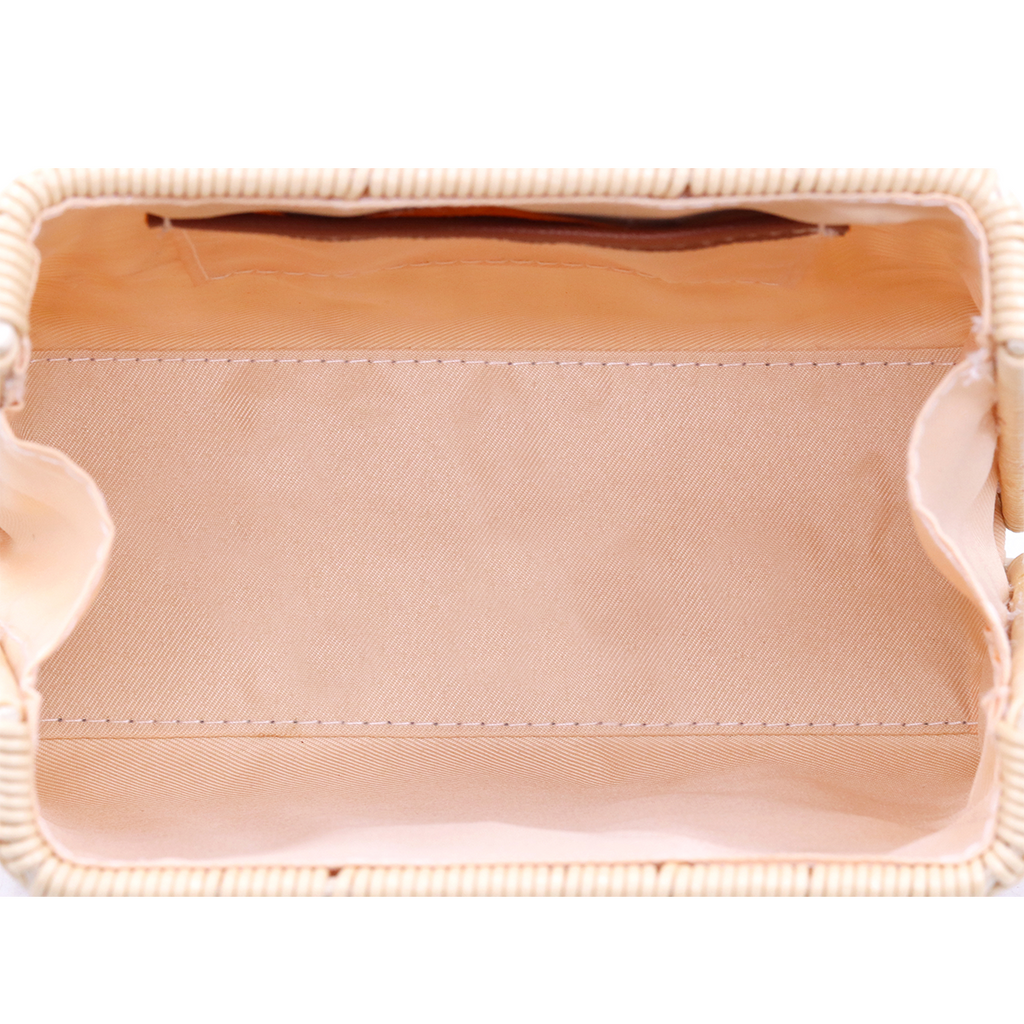 Rattan Caramel & Shoulder Bag