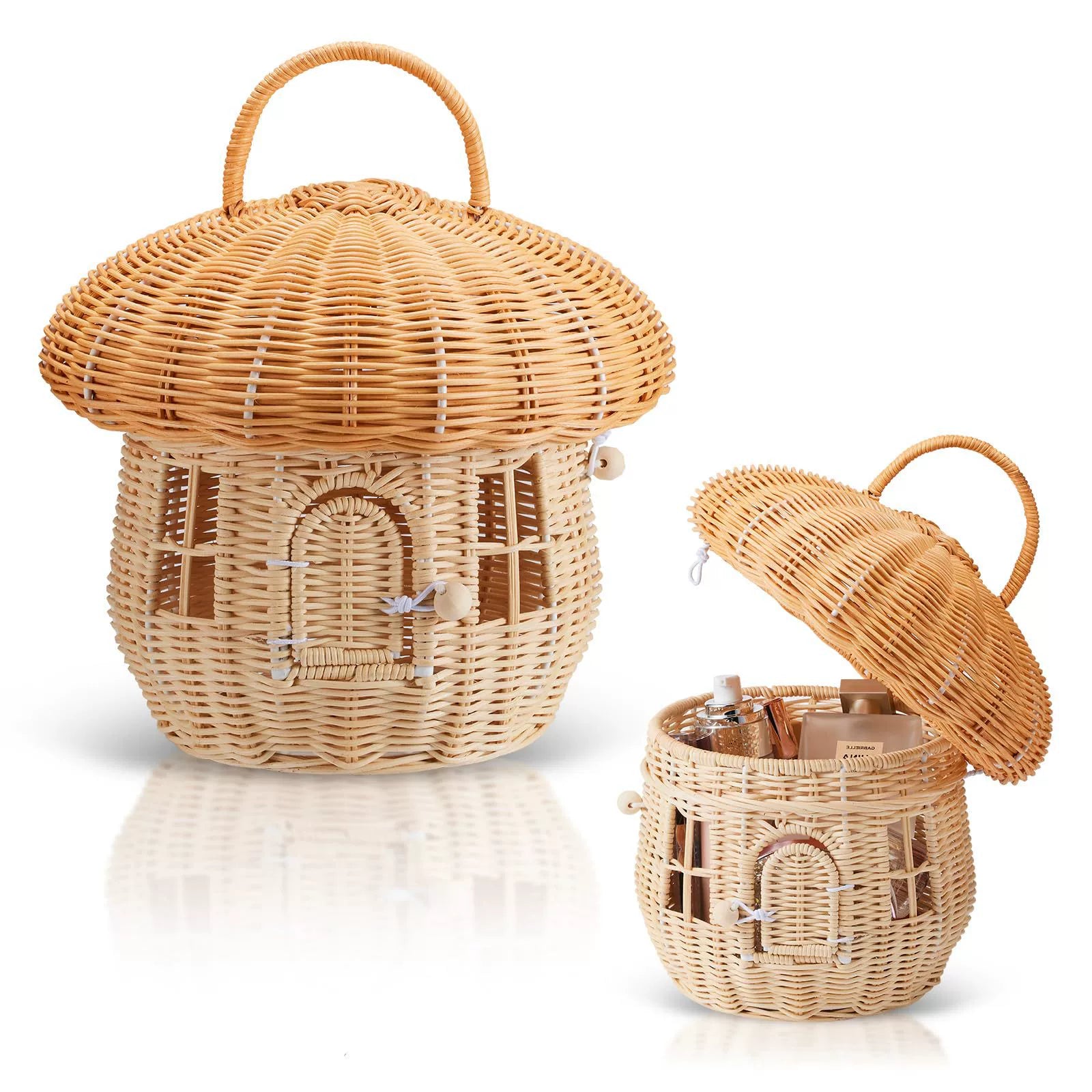 Handwoven Mushroom Basket
