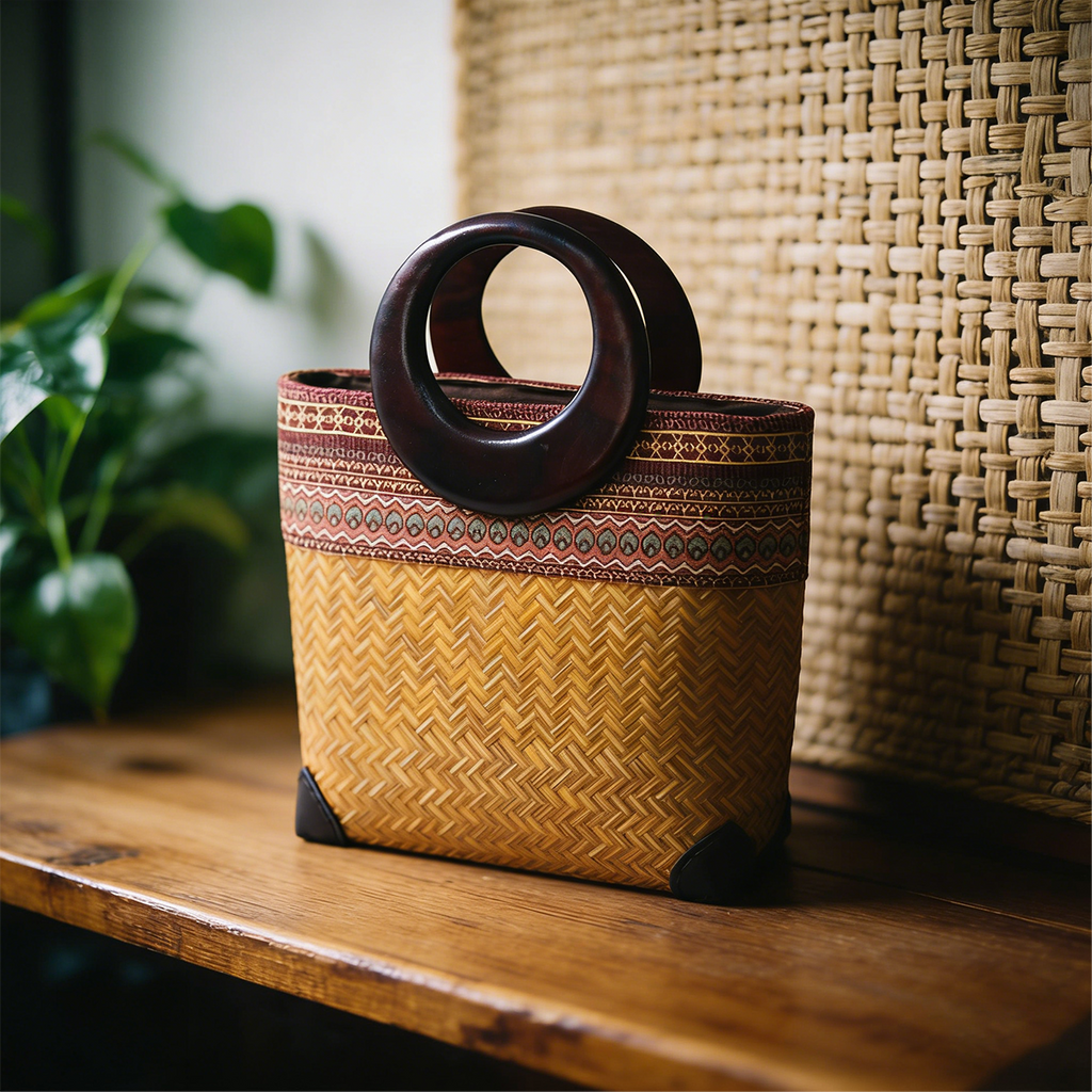 Natura Weave Bamboo Carryall