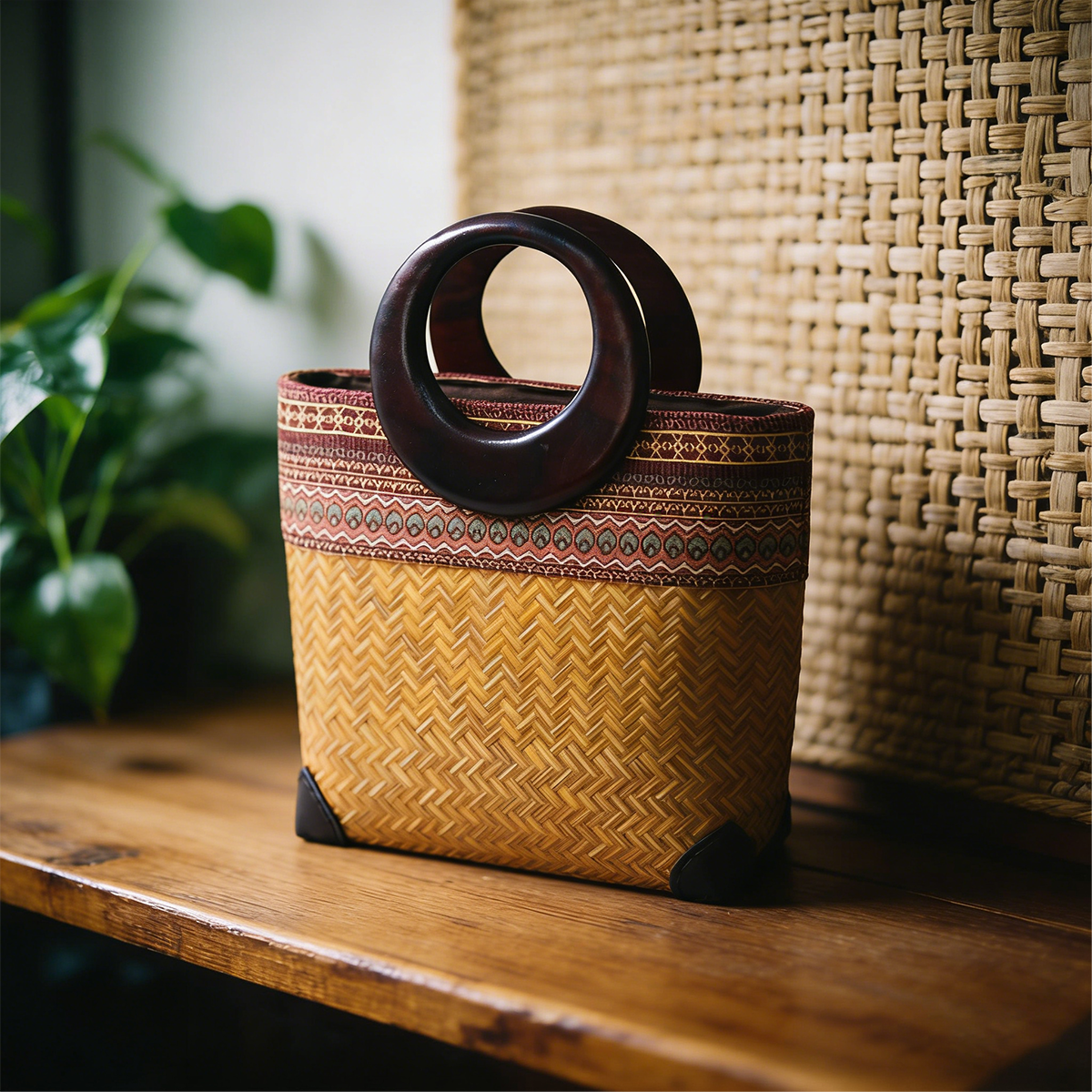 Natura Weave Bamboo Carryall